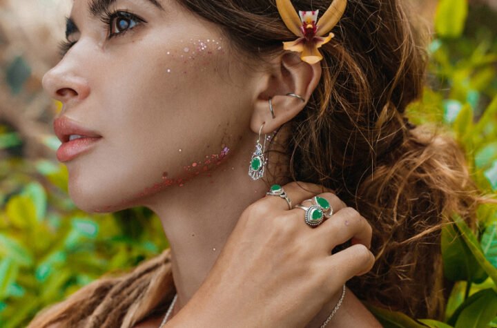 Green onyx jewelry