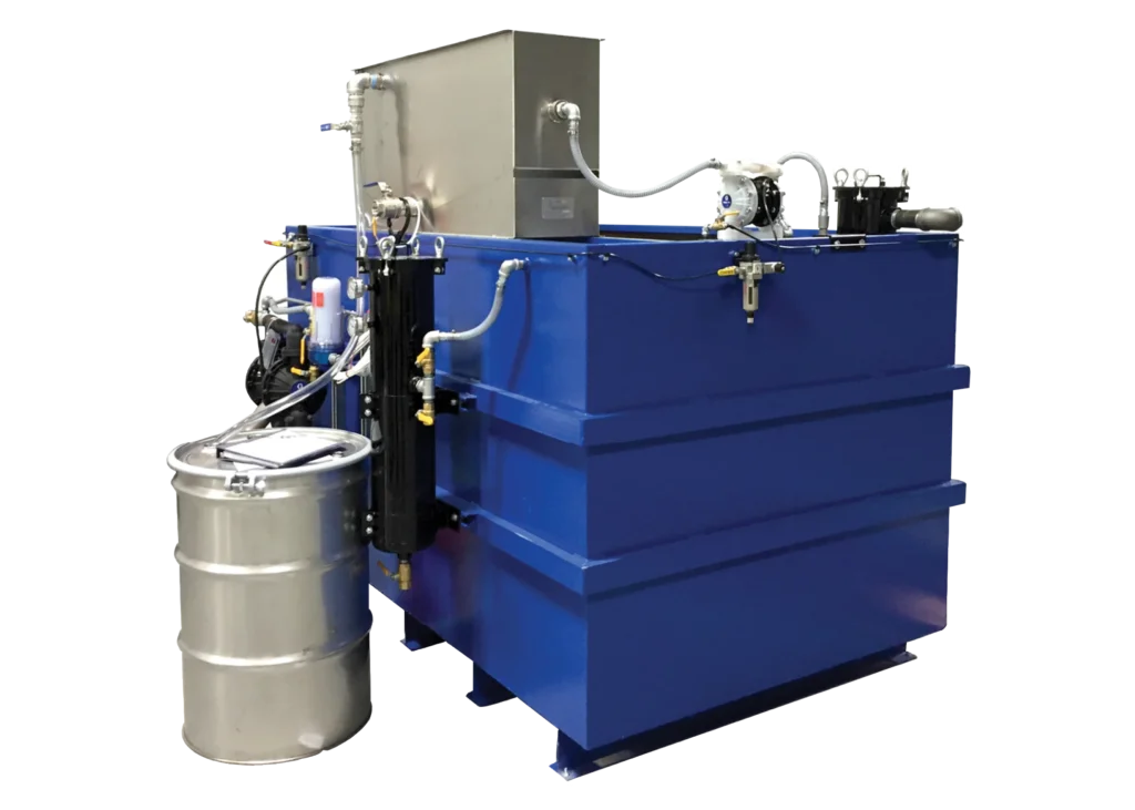 Industrial coolant recycling systems