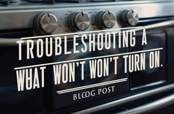 Troubleshooting a Stove That Won't Turn On