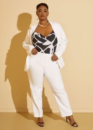 White Pant Suit