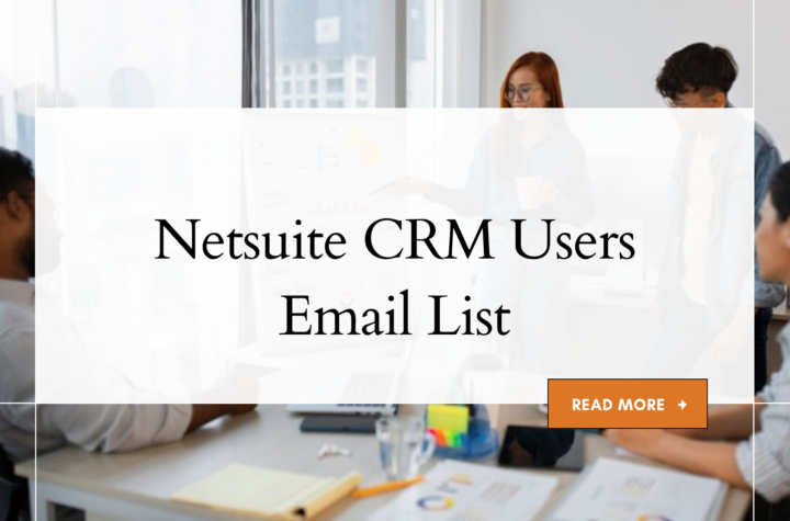 Netsuite CRM Users Email List