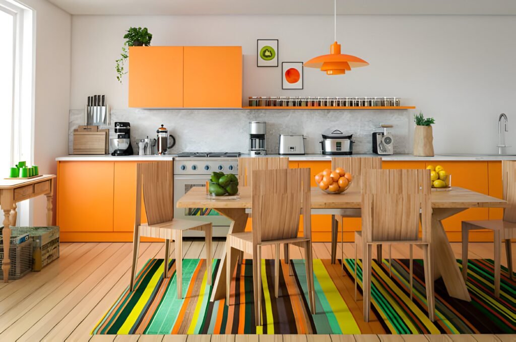 colorful kitchens
