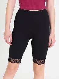 cycle shorts with lace