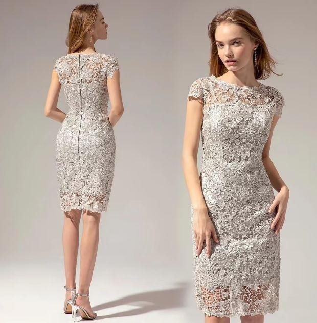 White lace dress